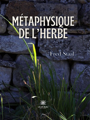 cover image of Métaphysique de l'herbe